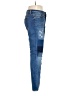 7 For All Mankind Color Block Blue Jeans Size 28 waist - photo 4