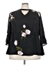 Daniel Rainn 100% Polyester Black 3/4 Sleeve Blouse Size 2X - photo 1