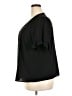 CeCe 100% Polyester Black Short Sleeve Blouse Size 2X - photo 5