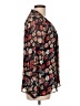 DKNY 100% Polyester Floral Black Long Sleeve Blouse Size L - photo 4
