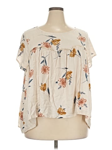 Fashion Short Sleeve Blouse (view 1)