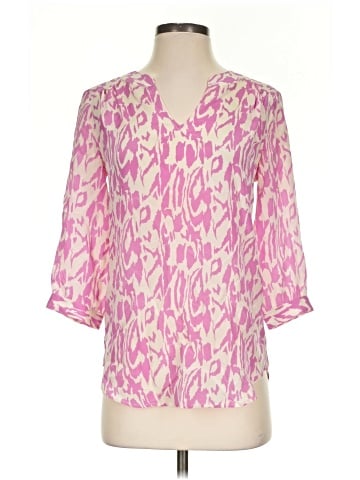 Ellie Kai 3/4 Sleeve Silk Top (view 1)