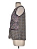Crescent 100% Polyester Blue Sleeveless Blouse Size M - photo 5