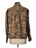 Jessica Simpson 100% Polyester Animal Print Gold Long Sleeve Blouse Size L - photo 2