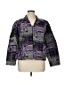 DressBarn Print Purple Jacket Size XL - photo 1