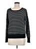 NY Collection Stripes Black Pullover Sweater Size M - photo 1