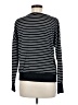 NY Collection Stripes Black Pullover Sweater Size M - photo 2