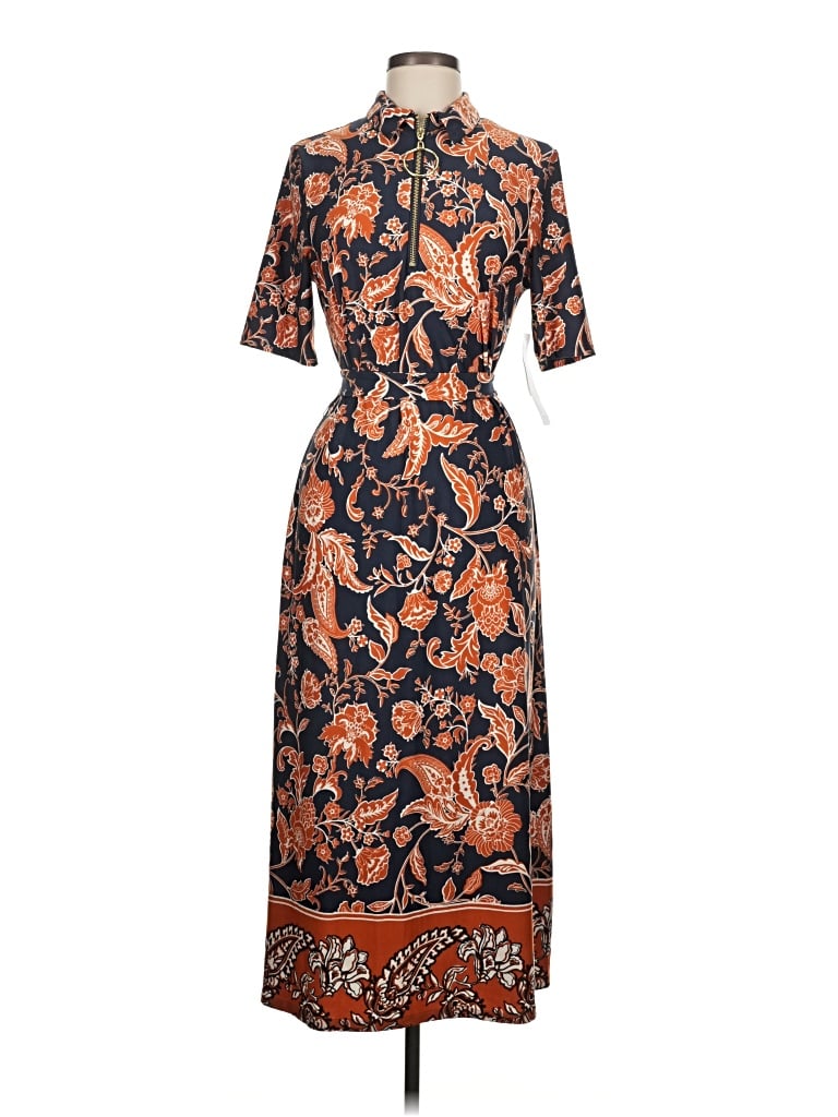 Pre-owned Msk Casual Dress In Orange