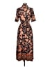 MSK Paisley Orange Casual Dress Size M - photo 2