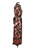 MSK Paisley Orange Casual Dress Size M - photo 4