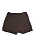 Moon Collection Solid Brown Shorts Size M - photo 2