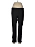 Ecru Solid Black Active Pants Size 10 - photo 1