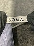 Soma Gray Long Sleeve Blouse Size M - photo 7