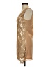 Verty 100% Polyester Metallic Gold Cocktail Dress Size S - photo 5