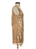Verty 100% Polyester Metallic Gold Cocktail Dress Size S - photo 4