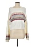Hollister Color Block White Pullover Sweater Size M - photo 1