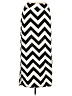 a.n.a. A New Approach Chevron-herringbone Black Casual Skirt Size XL - photo 1