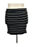 Torrid Stripes Black Casual Skirt Size 4X Plus (4) - photo 2