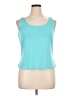 Metrostyle Teal Sleeveless Top Size XL - photo 1