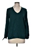 ModCloth 100% Polyester Teal Long Sleeve Blouse Size M - photo 1