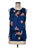 Van Heusen 100% Polyester Blue Sleeveless Blouse Size M - photo 1