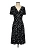 Chaps Polka Dots Black Casual Dress Size XS - photo 1