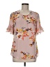 Van Heusen 100% Polyester Pink Short Sleeve Blouse Size M - photo 1