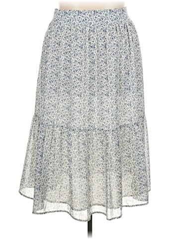 Madewell Tiered Peasant Midi Skirt in Climbing Floral (view 1)