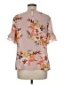 Van Heusen 100% Polyester Pink Short Sleeve Blouse Size M - photo 2