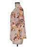 Van Heusen 100% Polyester Pink Short Sleeve Blouse Size M - photo 5