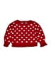Baby Gap 100% Cotton Hearts Red Pullover Sweater Size 12-18 mo - photo 1