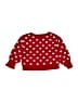 Baby Gap 100% Cotton Hearts Red Pullover Sweater Size 12-18 mo - photo 2