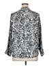 Chico's Animal Print Silver 3/4 Sleeve Blouse Size XL (3) - photo 2