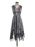 Just... Taylor Paisley Gray Cocktail Dress Size S (estimated) - photo 1