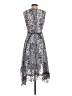 Just... Taylor Paisley Gray Cocktail Dress Size S (estimated) - photo 2