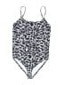 Zara W&B Collection Silver Bodysuit Size S - photo 1