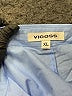 Vigoss Color Block Blue 3/4 Sleeve Button-Down Shirt Size XL - photo 7