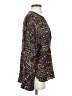Tolani 100% Silk Black Long Sleeve Silk Top Size XS - photo 4