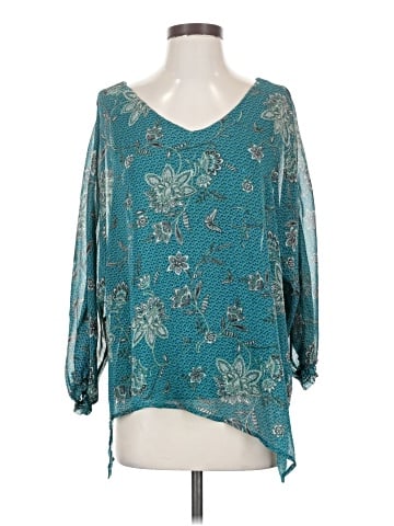 Democracy 3/4 Sleeve Blouse (view 1)