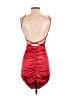 MadRag Solid Red Cocktail Dress Size S - photo 2
