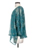 Democracy 100% Polyester Teal 3/4 Sleeve Blouse Size S - photo 5