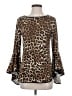 Coco Bianco Brown Long Sleeve Blouse Size S - photo 1