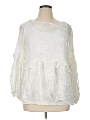 Context 3/4 Sleeve Blouse (view 1)