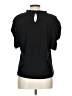 CeCe Black Short Sleeve Top Size L - photo 2