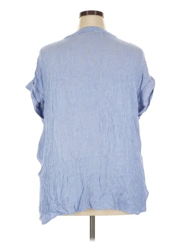 Jones New York Signature Short Sleeve Blouse (view 2)