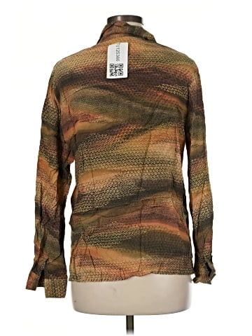 Script Long Sleeve Blouse (view 2)