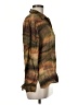 Script Print Brown Long Sleeve Blouse Size M (estimated, tall) - photo 4