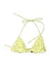 Motel Print Yellow Swimsuit Top Size XS - photo 1