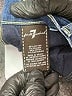 7 For All Mankind Hearts Blue Jeans Size 28 waist - photo 8