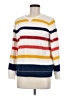 St. John's Bay Stripes White Pullover Sweater Size M (petite) - photo 1